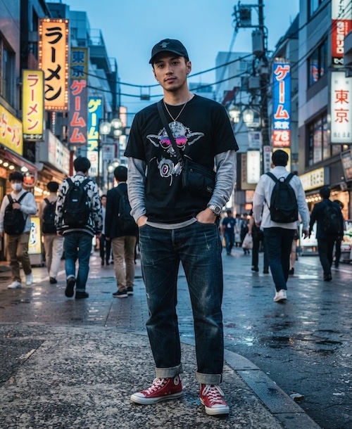 DJヨーダTシャツ / ブラック