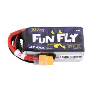 TATTU FUNFLY 1300mAh 4S 100C battery