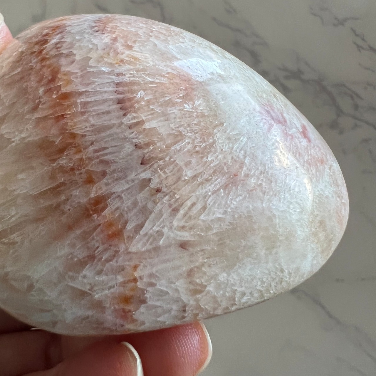 ポークストーン＊ハート1＊天然石インテリア＊置き物