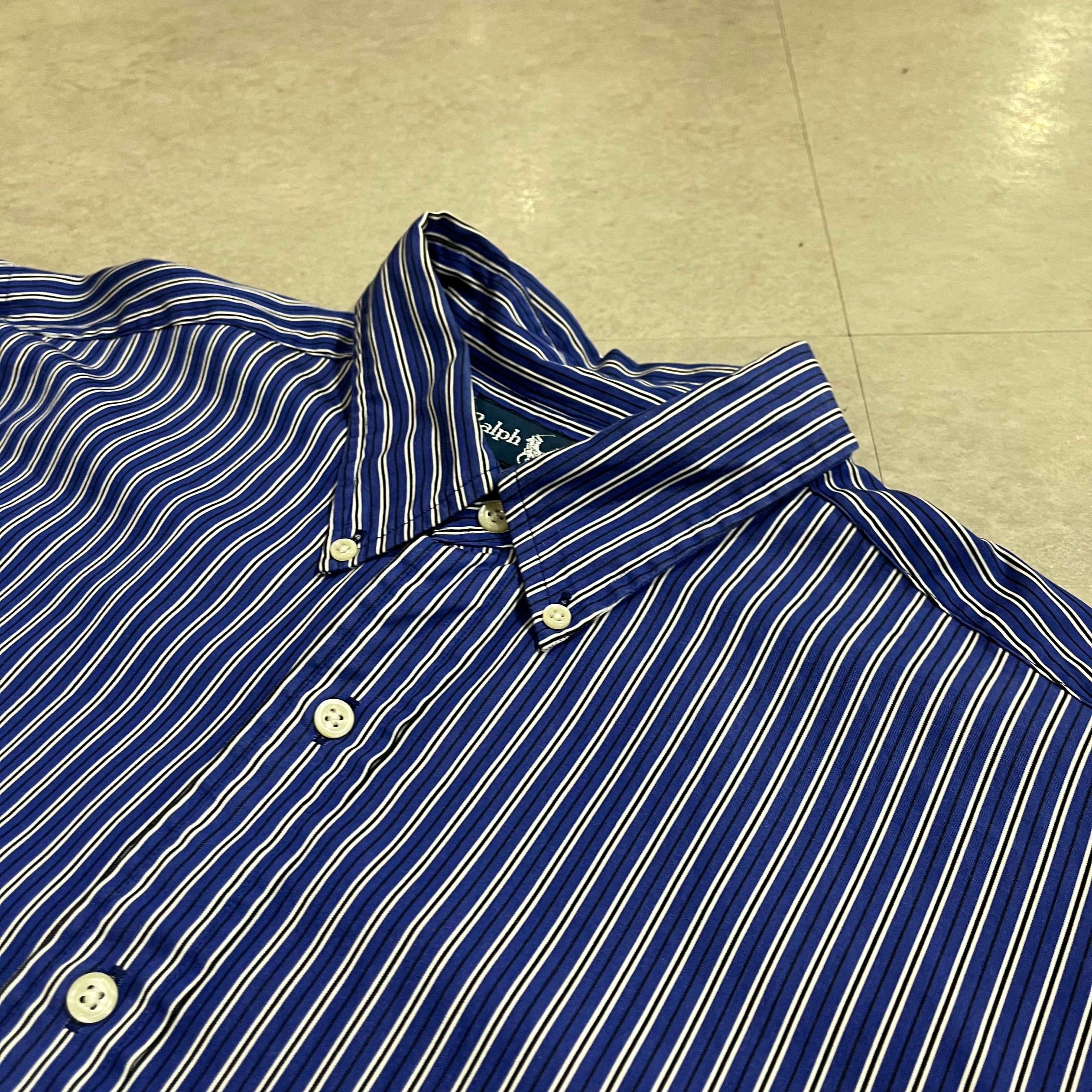 90年代 size:XL【 Ralph Lauren 】ラルフローレン ボタンダウンシャツ ...