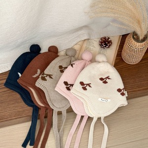 【GOODS】冬新作チェリー柄 帽子
