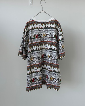 -Stuusy- Vintage 80s REGGAE TOMTOM Print T-Shirt