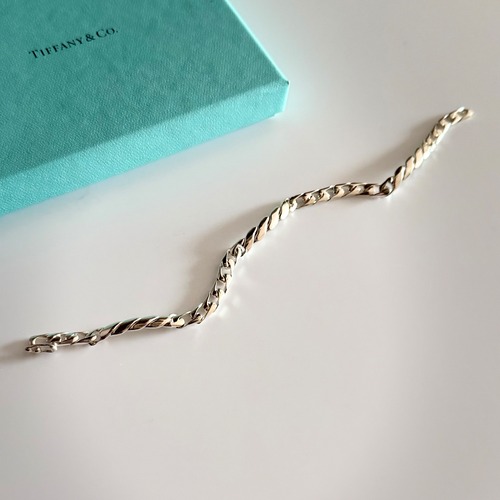 vintage tiffany&co. differ link bracelet silver925 ヴィンテージティファニー喜平ブレスレット