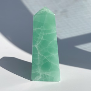 オーシャングリーンカルサイト タワー02◇ Ocean Green Calcite ◇天然石・鉱物・パワーストーン