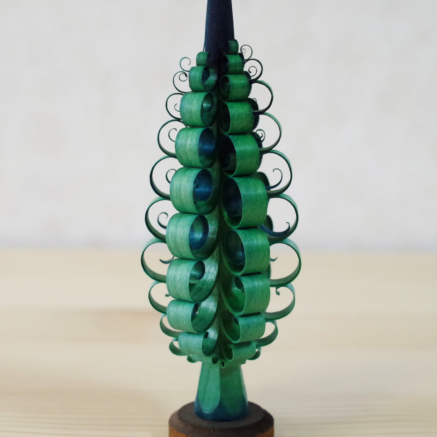 シュパンバウム グリーン 12cm | 木のおもちゃ専門店 おもちゃ箱