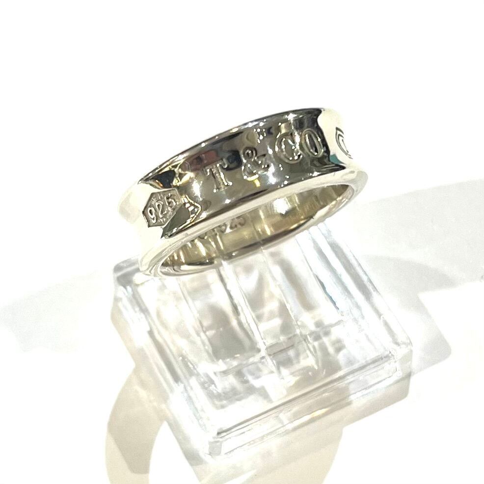 TIFFANY&CO】 【12.5号】2465T&CO ティファニー ナローシルバー925