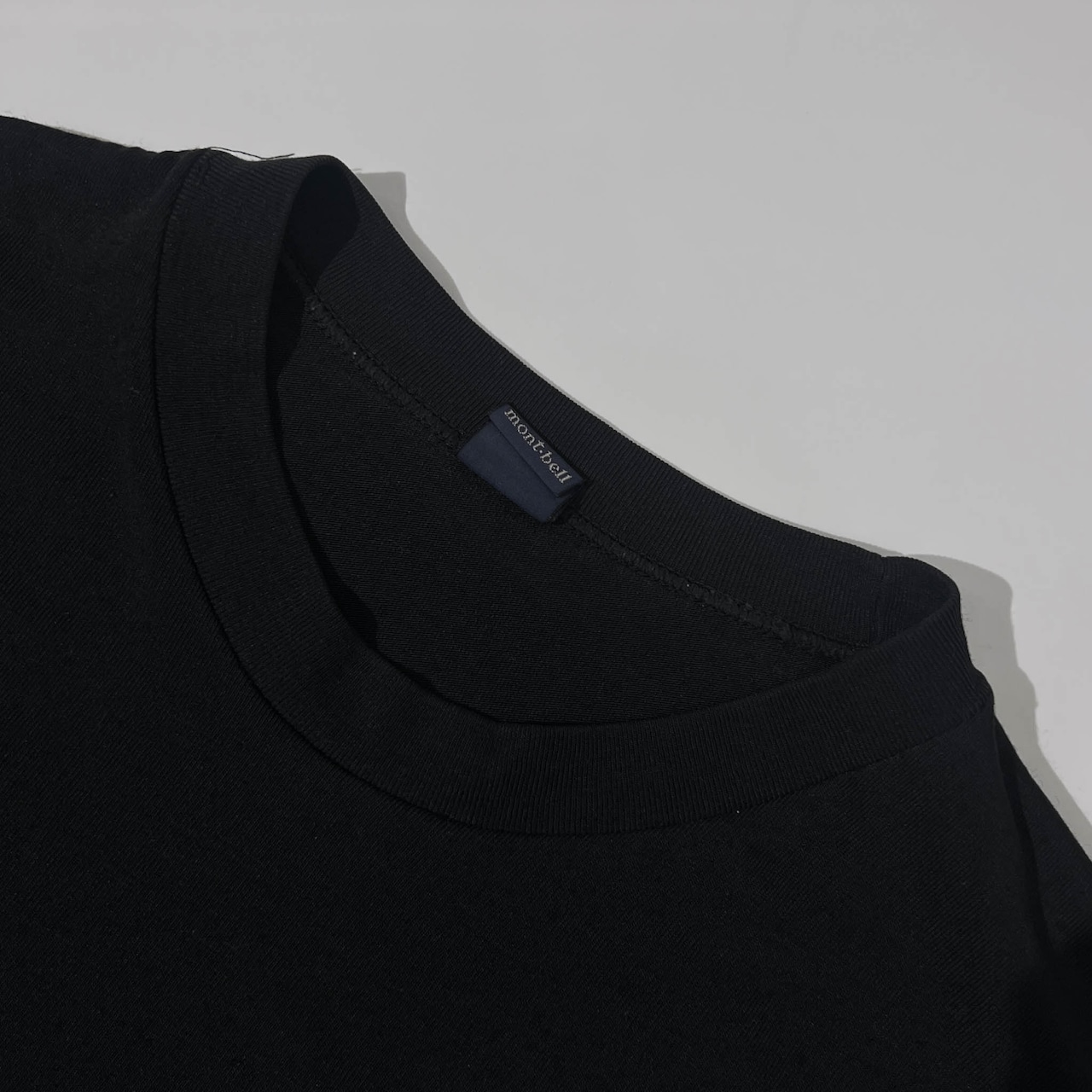 90s mont-bell モンベル 半袖 Tシャツ カットソー S/ブラック メンズ ビンテージ