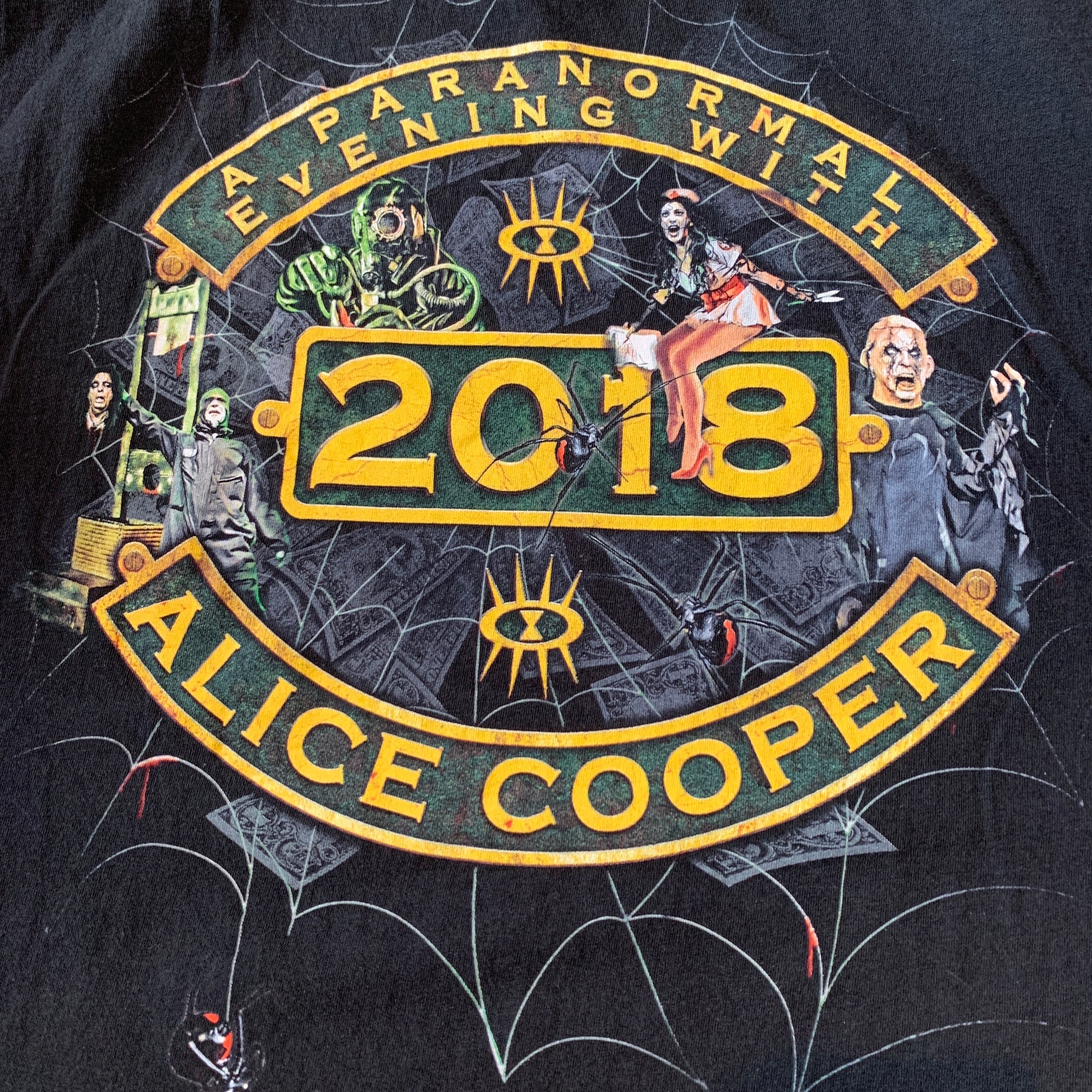 高い品質高い品質ALICE COOPER 80s ツアー バンドTシャツ USA製 Hanes