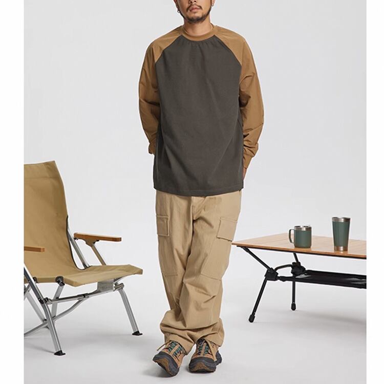 ★CONTRAST COLOR INNER BOTTLING SHIRT　　　A0705