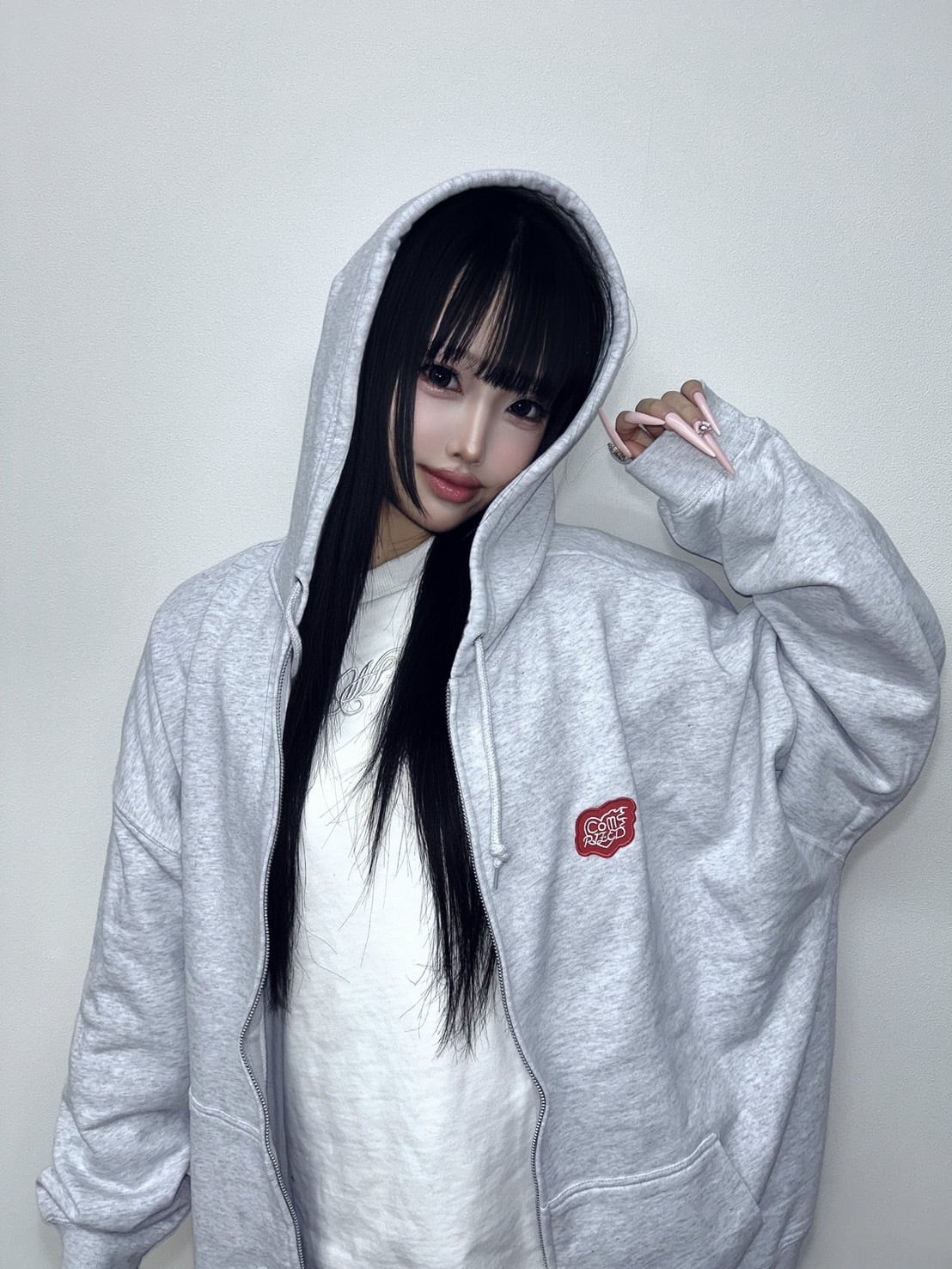 COMRIZED コムライズド 2026AW Logo Zip Up Hooded ロゴジップアップ
