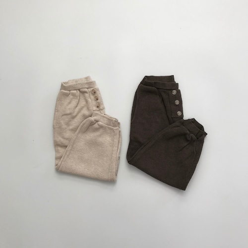 [ Clearance SALE ]  Waffle Pants / l’eau