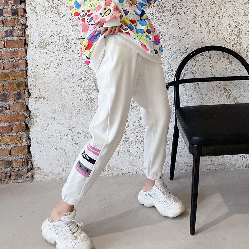 プラスファットプラスサイズレディースパンツ200キャティエインスタイルルーズレターファットシスターmmカジュアルパンツレディース2020秋 ミックスインファッション47227625262