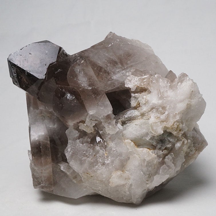 1.2Kg スモーキークォーツ クラスター 煙水晶 原石 モリオン 黒水晶 ブラジル産 一点物 282-511