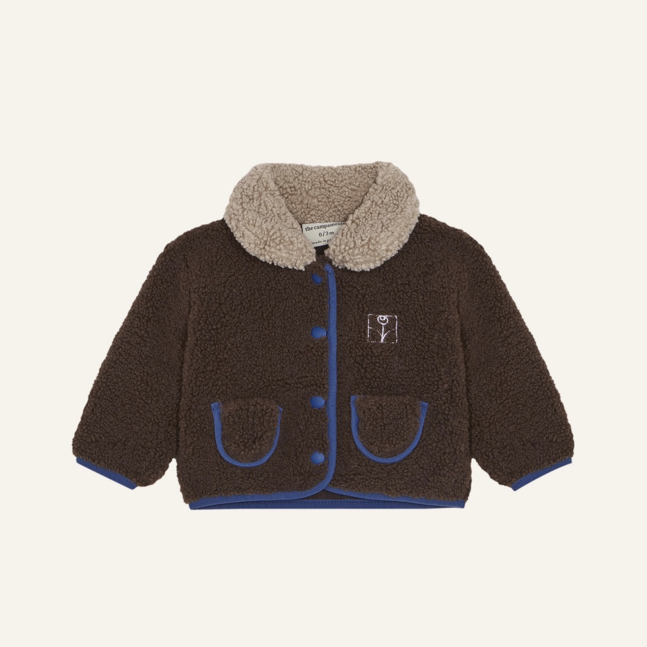 the campamento/Brown Teddy Baby Jacket