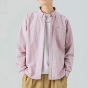 チェストポケットデザイン ボタンダウンシャツ af0115