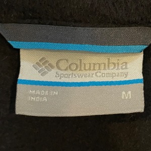 【Columbia】フリース ジャケット フルジップ ジップアップ ワンポイントロゴ  M コロンビア US古着
