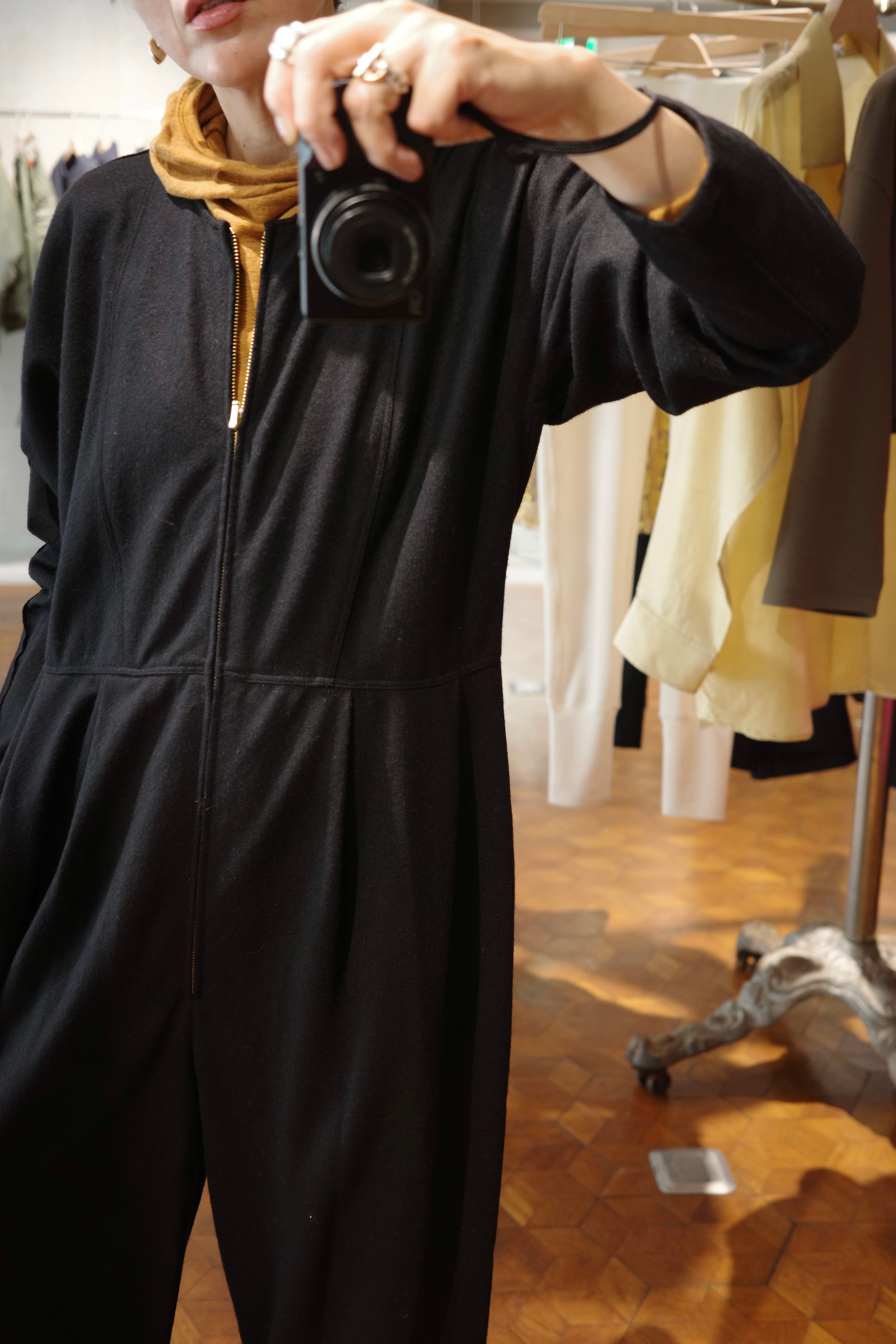 pelleq/ washed wool jumpsuits | ikasa.