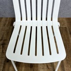 【展示品】MAGIS PLATO CHAIR white マジス プラート チェア ホワイト スタッキング可能 屋外使用可能 ダイニングチェア ガーデンチェア デザイナーズ家具 ホワイト系【送料無料】