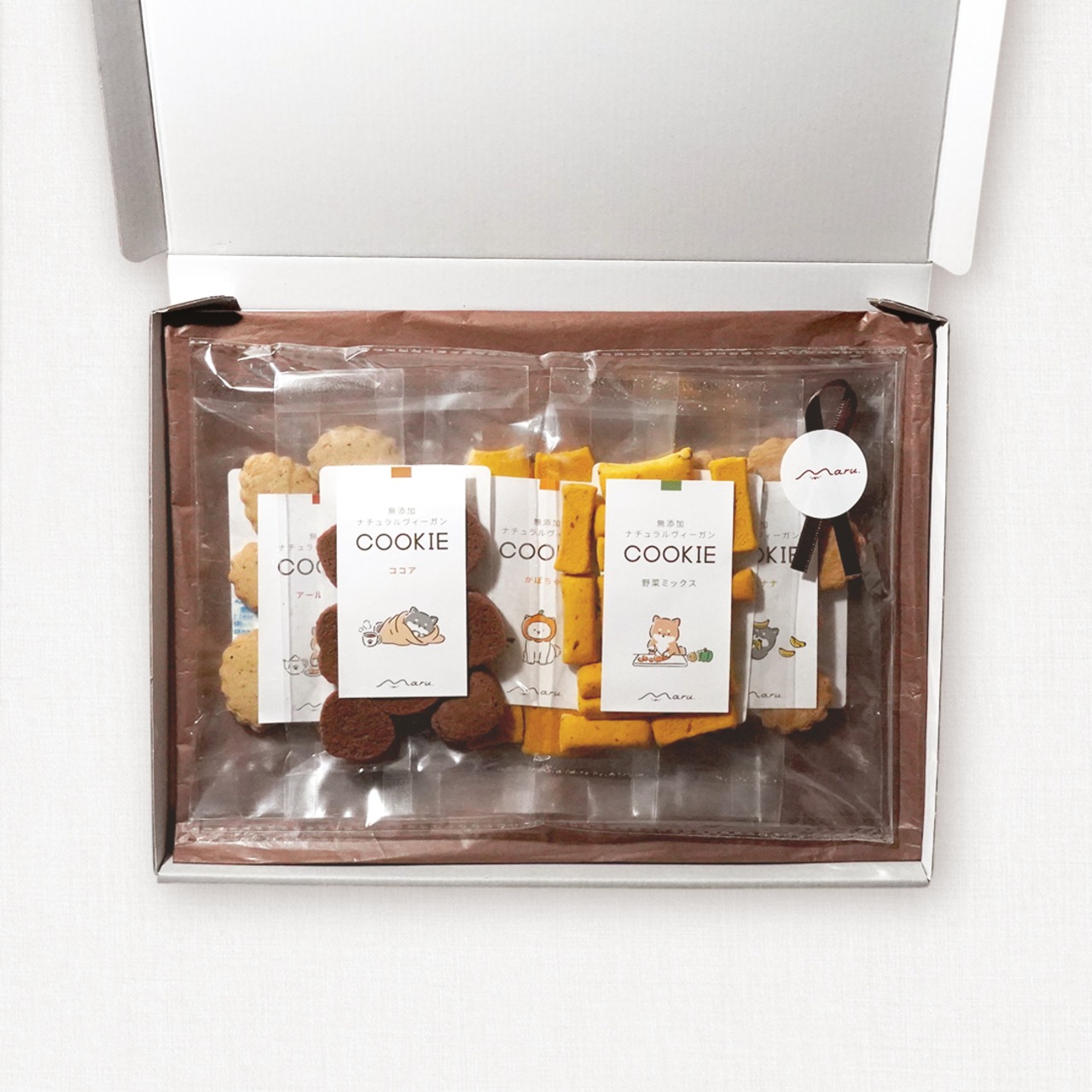 まるのやさしいクッキー5種のBOX