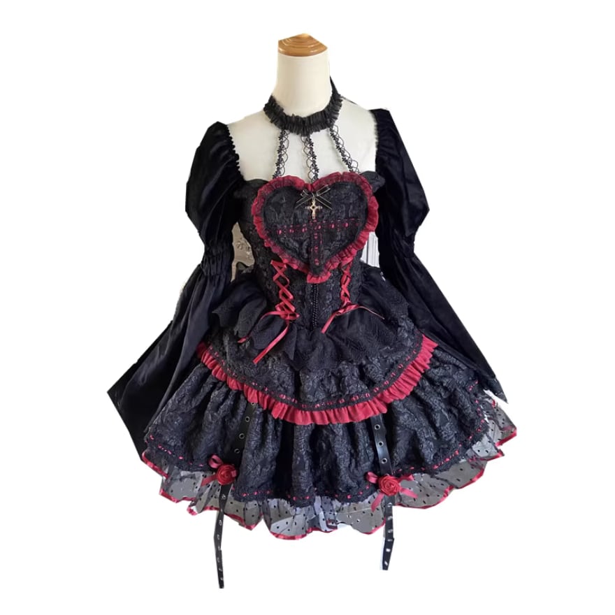 おでシャンClub♡スカルレース♡かわいいハロウィンコスチューム♡パステルカラー おでシャンClubスカルレースかわいいハロウィンコスチュームパステルカラー