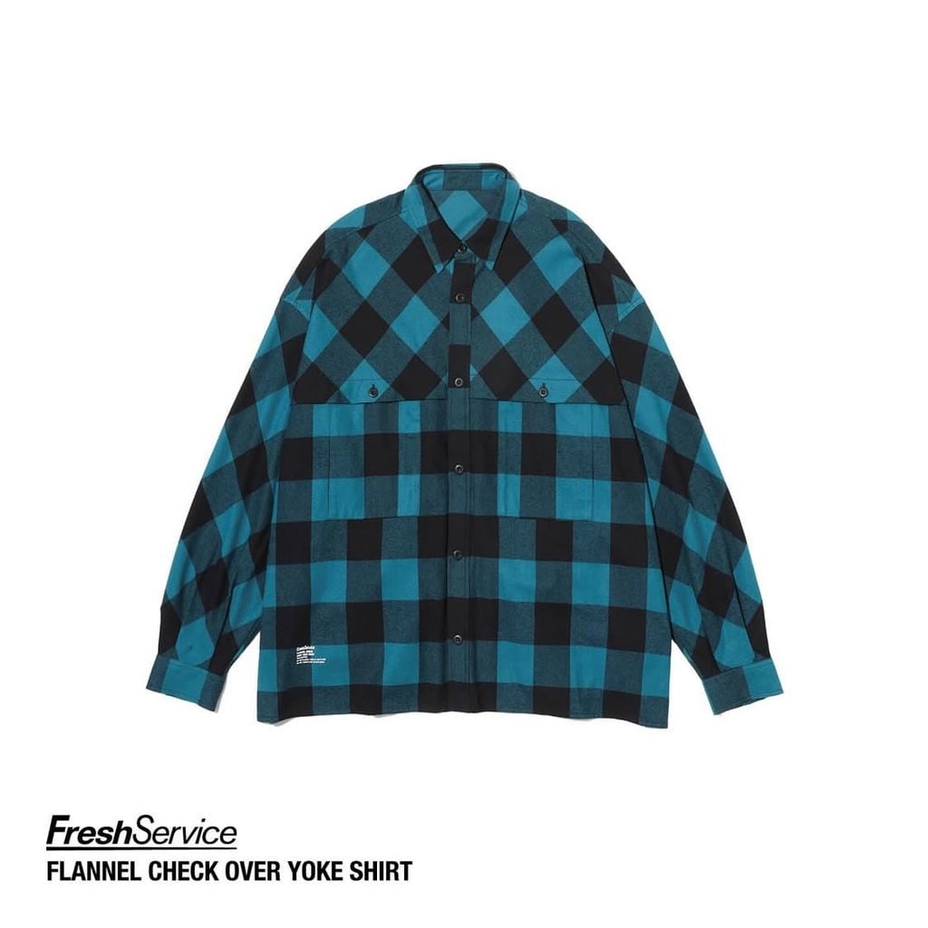 70s WOODLAND wool block check shirt | Pay ID