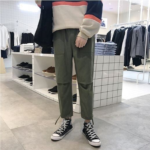 全2色 パンツ カーゴ カジュアル メンズ コットン