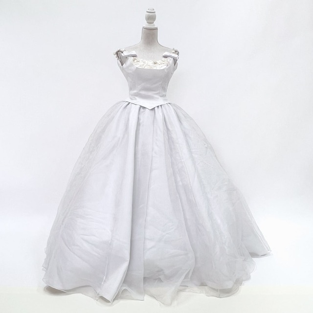 ウェディングドレス　中古　ホワイト　7号　プリンセスライン　結婚式　演奏会　ステージドレス　撮影衣装　W-311