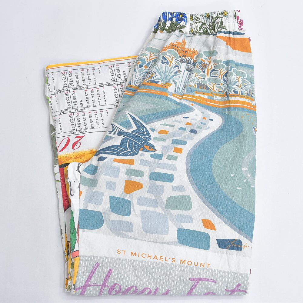 Remakeリメイク ヴィンテージ テキスタイル パッチワーク デザイン 再構築 ルーズシルエット イージーパンツ ツギハギ 古着 裏地付き レディースW68~100cm