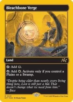 MTG《ブリーチボーンの境界/Bleachbone Verge(DFT)》英語 ファーストプレイス・Foil