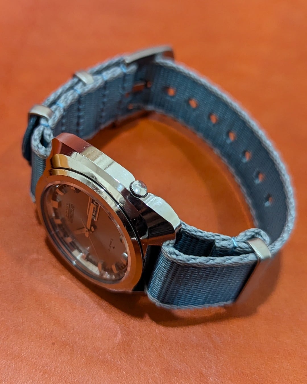 5ACTAU】【70系：7019-7010】SEIKO/セイコー アクタス 21石 Cal.7019