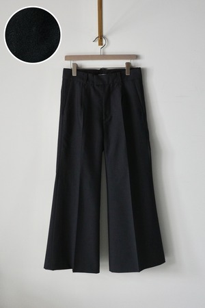 Paratrait【WOOL FLARE SLACKS -Gray-】