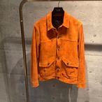 Licht Adel　L-ST05  Suede Jacket Orange leather riders jacket　受注生産GW期間限定