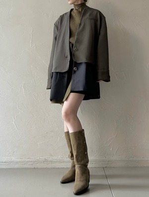 Combination Jacket / KHAKI × NAVY