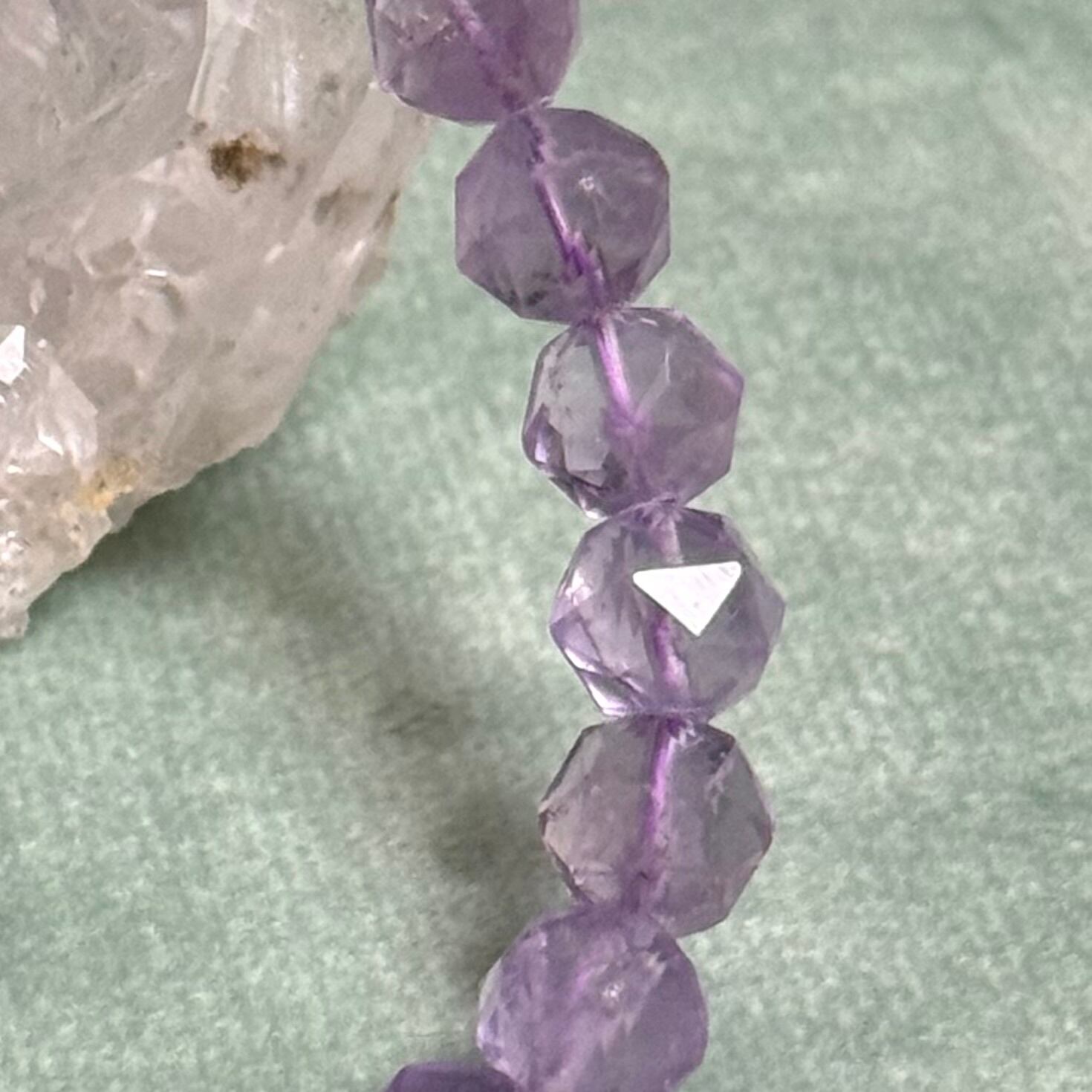 チャネリング✨ パープル オーラ水晶 クリスタル クラスター 原石 | PAY ID