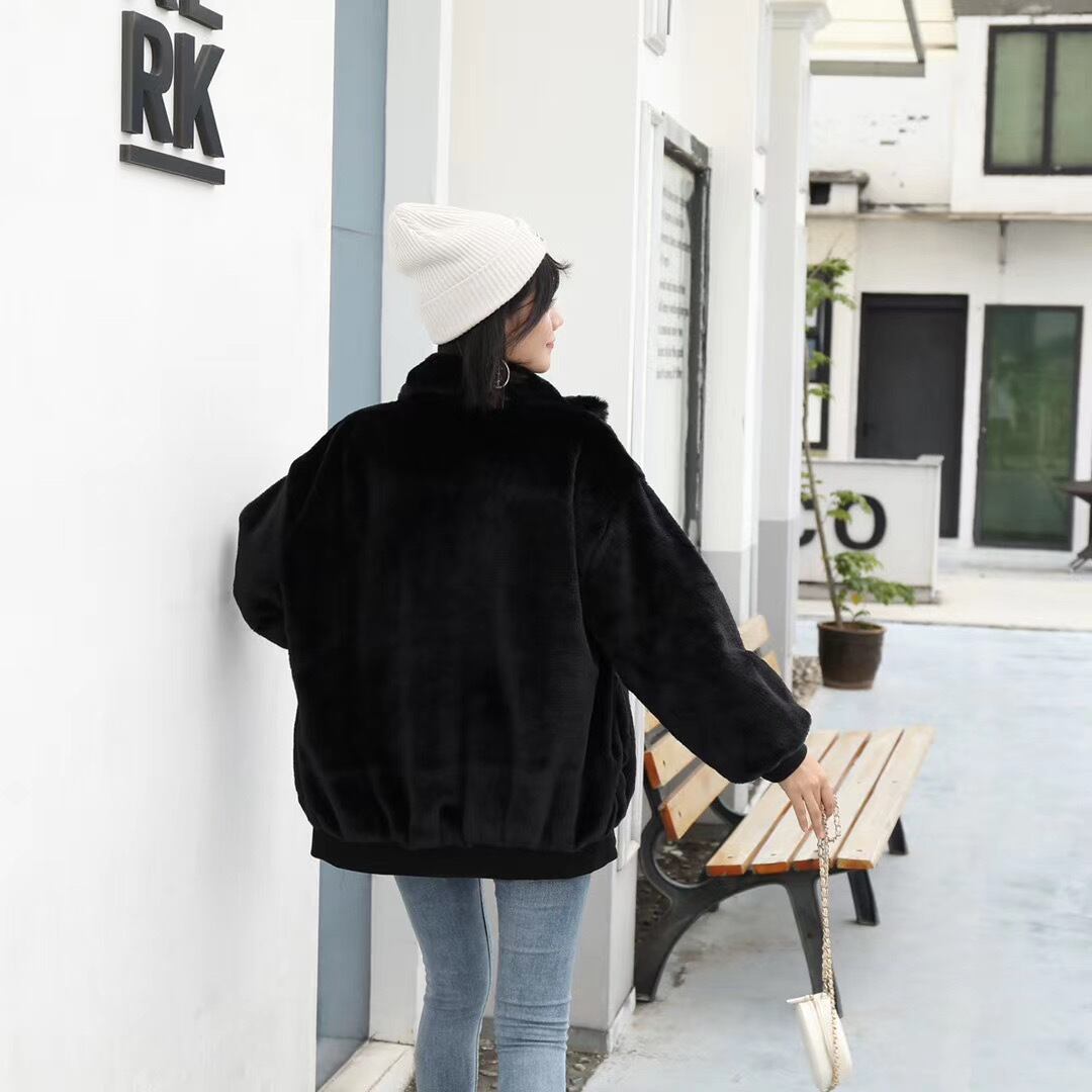 フェイクファートールカラージャケット