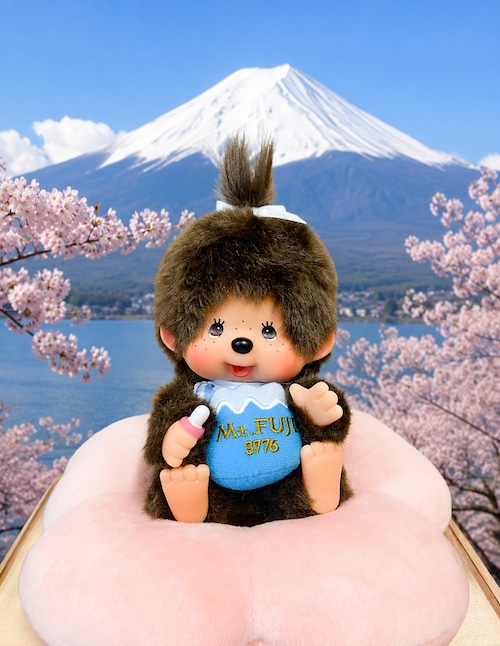 モンチッチ　ぬいぐるみ　富士山