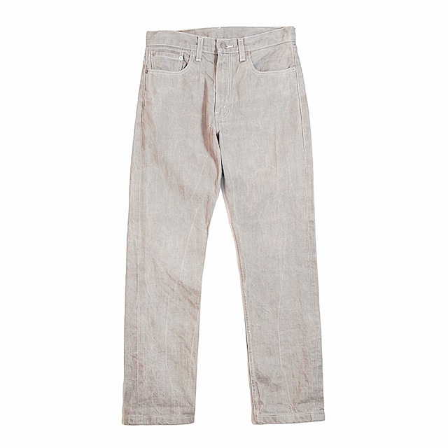 EURO Levi's505 / Yarn Dyed Gray Denim Pants W30