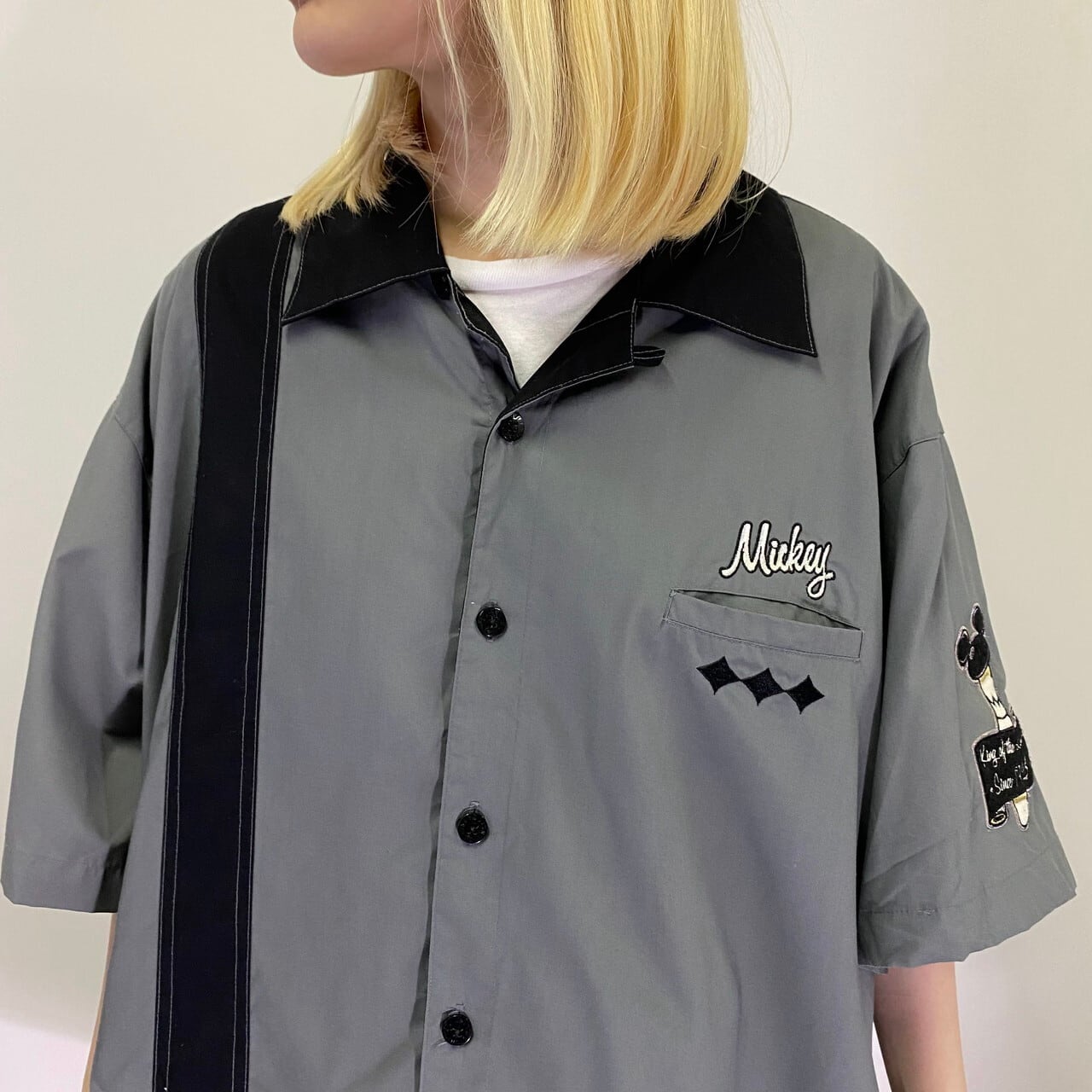 ビッグサイズ DISNEY ディズニー ミッキーマウス ツートンカラー  