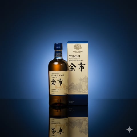 ニッカウィスキー】シングルモルト ウイスキー 余市 ギフトカートン