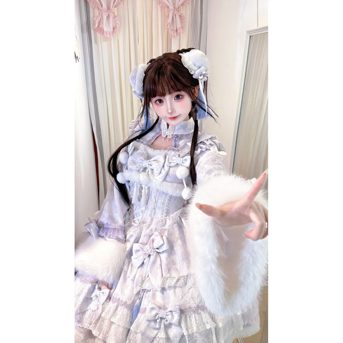 チャイナファトリムロリィタドレスセットアップ：フルセット