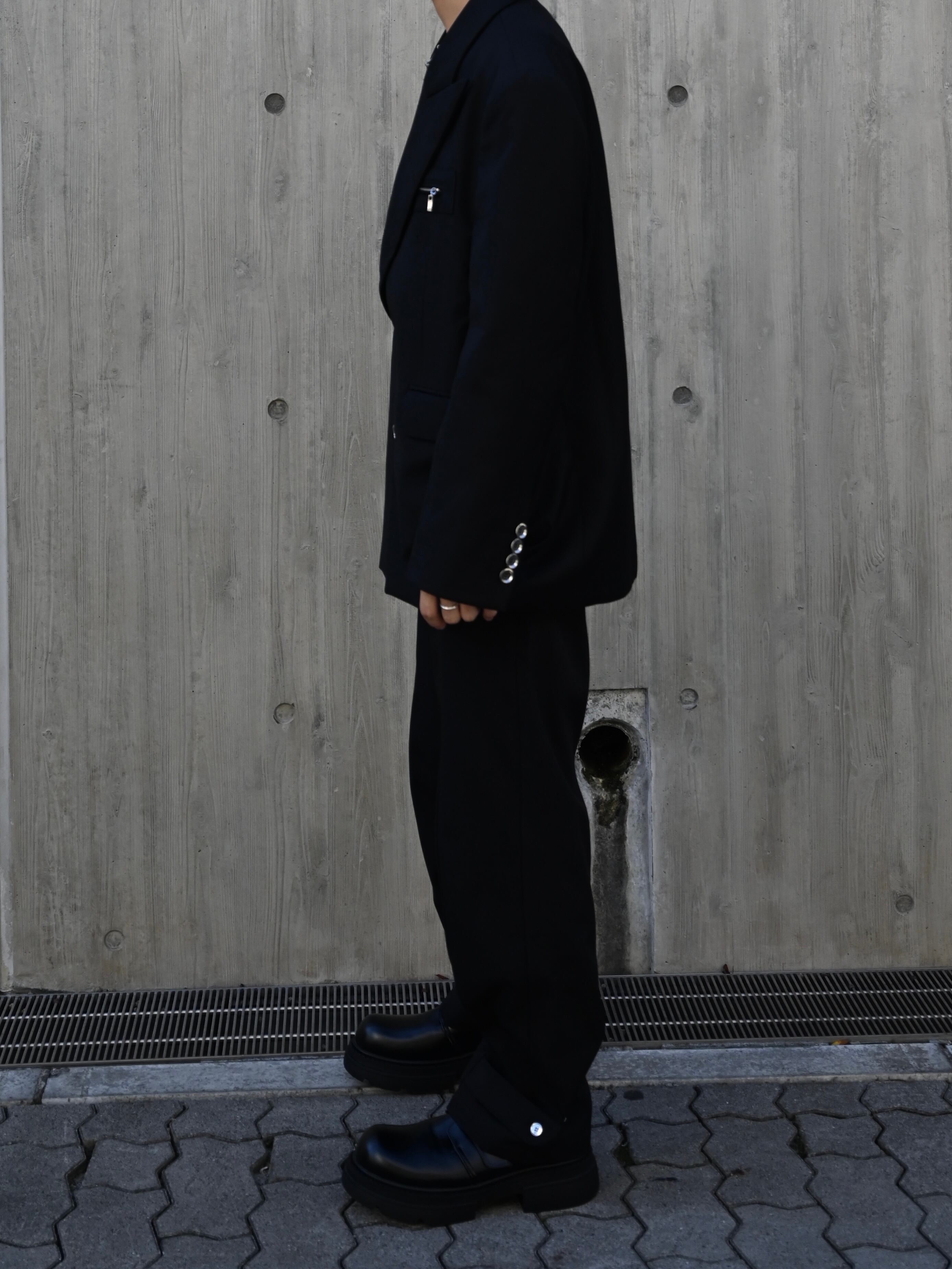 ALUDE SELECT】single bless tailored set up | 【ALUDE】韓国