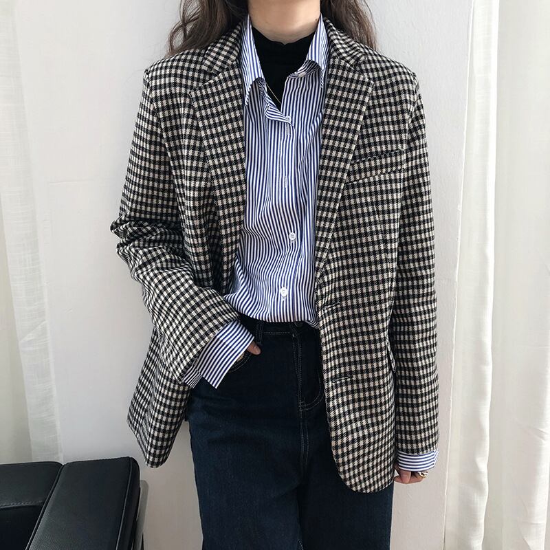 Checkered jacket RW0014