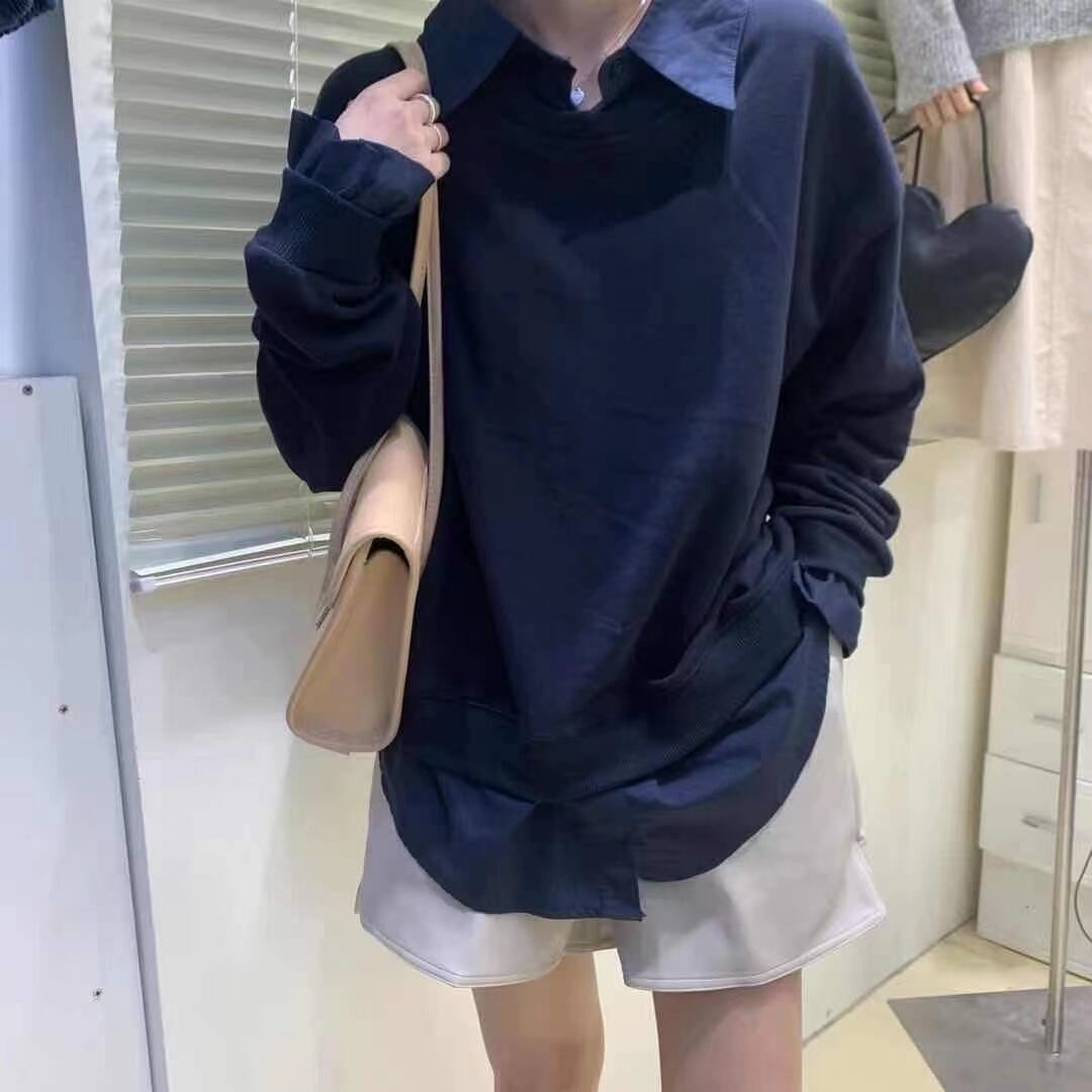 レイヤード風 トレーナー　AJ2085-223