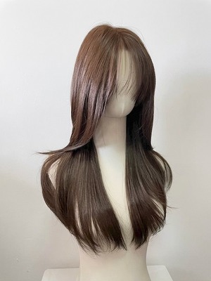 Premium - Seoul Mocha【商品番号 2005】前髪カット済み＋大型フロントレース