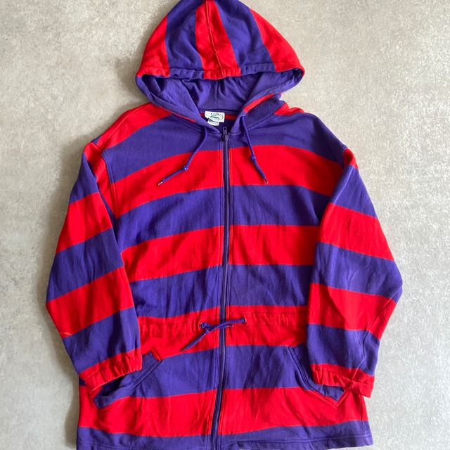 1990s~  IZOD LACOSTE  Border Zip Parka  M