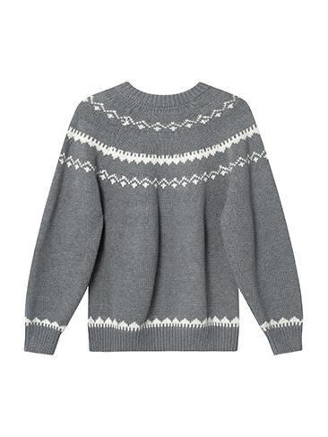 Nordic zip knit cardigan（ノルディックジップニットカーディガン）c