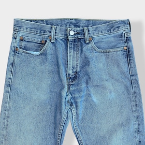 【LEVI'S】505 メキシコ製 デニム ジーパン ジーンズ テーパード ジッパーフライ W33 L32 リーバイス US古着