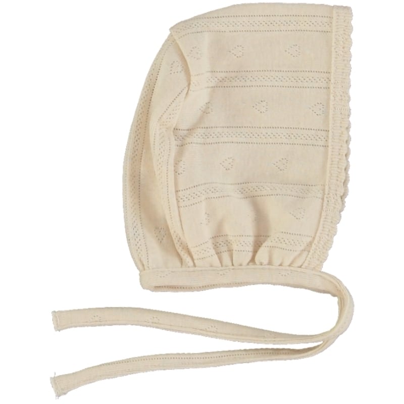 Bebe Organic 26SS 〉 Bebe Bonnet / Natural / 9m | 世界の子供服