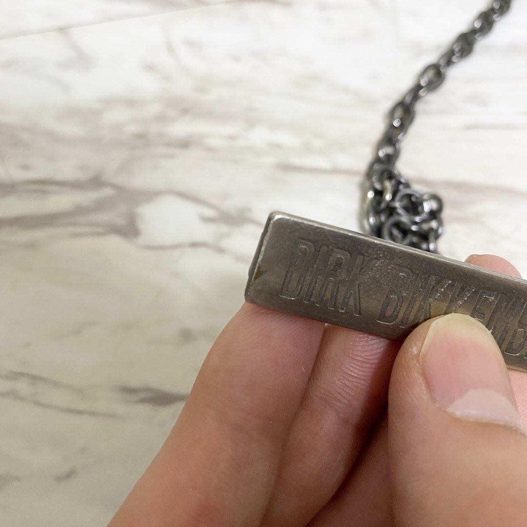 old dirk bikkembergs silver necklace | protocol