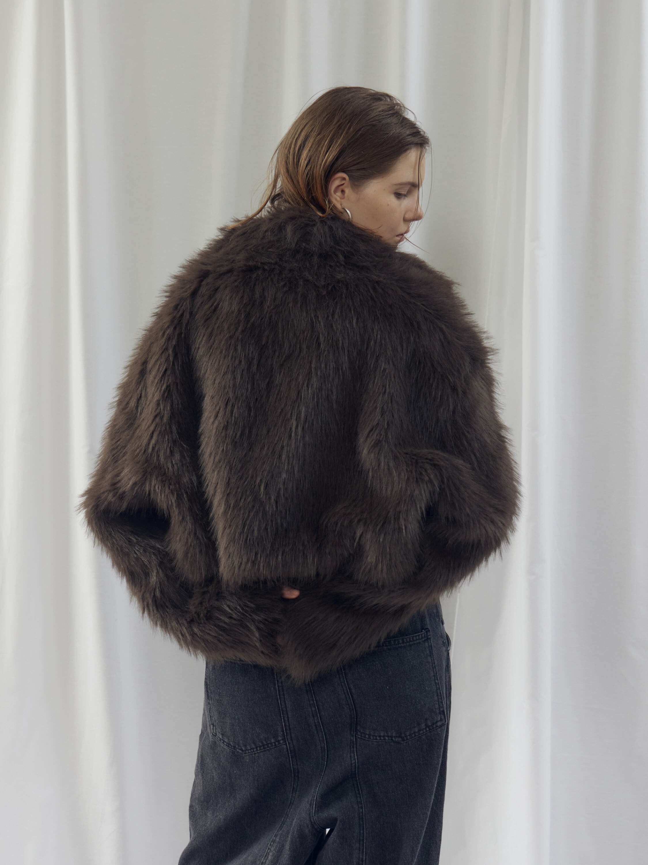 新色追加／FAUX FUR SHORT JK（ﾌｪｲｸﾌｧｰｼｮｰﾄｼﾞｬｹｯﾄ）【7543087】 | CIEL'AIR